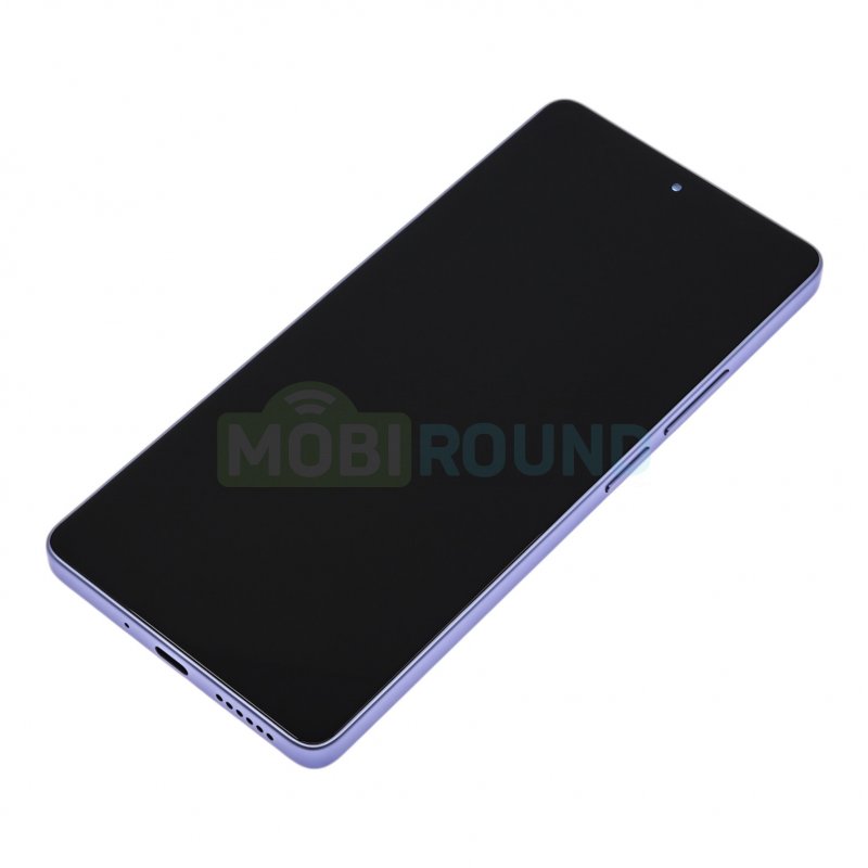 Дисплей для Xiaomi Redmi Note 13 Pro 4G (в сборе с тачскрином) в рамке, фиолетовый, 100%