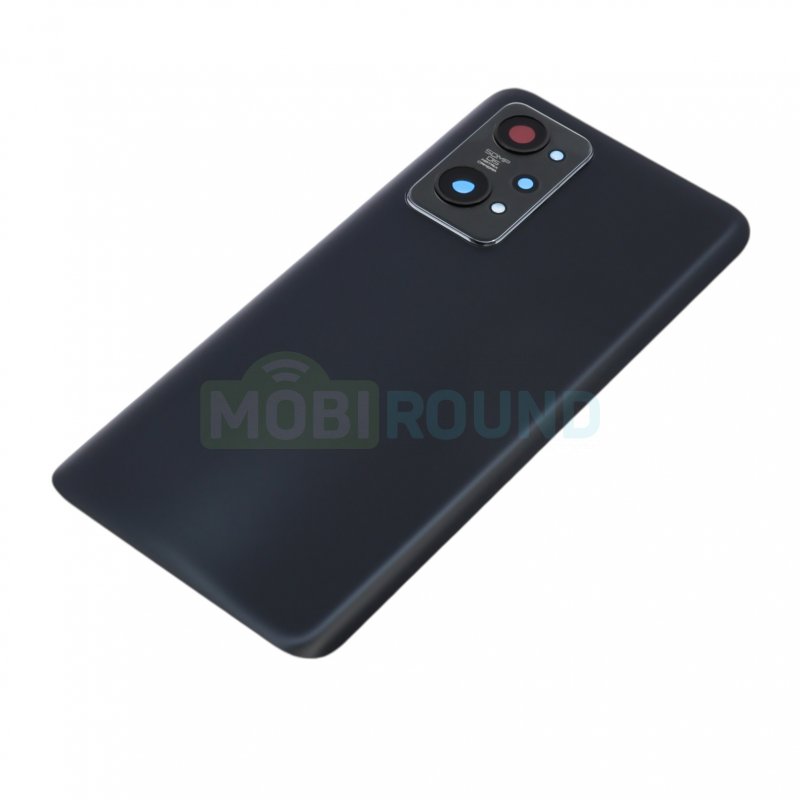 Задняя крышка для Realme GT2, черный, AAA