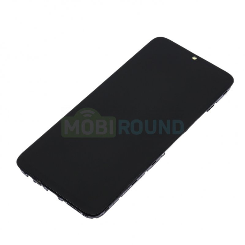 Дисплей для Honor X5 Plus 4G (в сборе с тачскрином) в рамке, черный, 100%