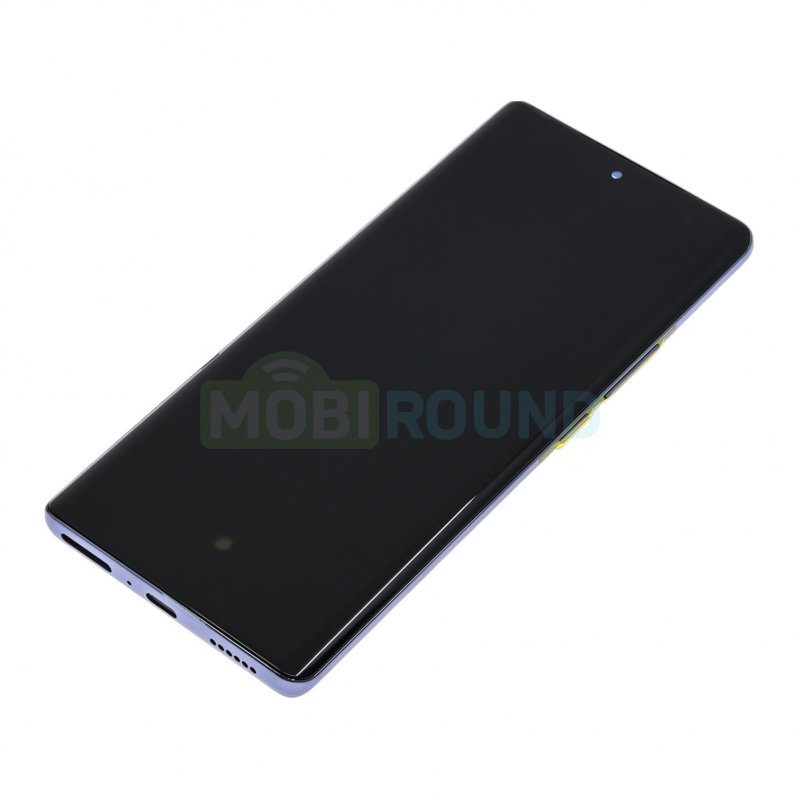 Дисплей для Tecno Spark 20 Pro Plus 4G (в сборе с тачскрином) в рамке, черный, 100%