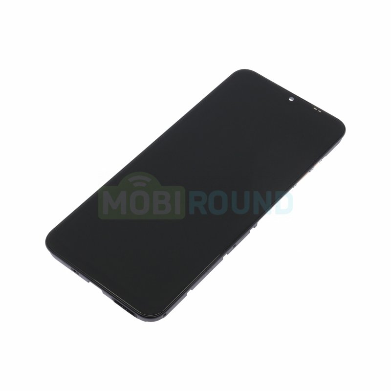 Дисплей для Blackview A85 (в сборе с тачскрином) в рамке, черный, AAA