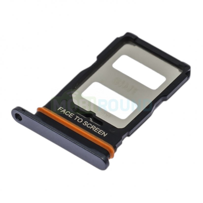 Держатель сим карты (SIM) для POCO X4 GT, черный