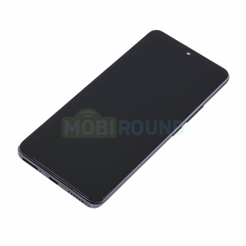 Дисплей для POCO X7 5G / Xiaomi Redmi Note 14 Pro 5G (в сборе с тачскрином) в рамке, черный, AA