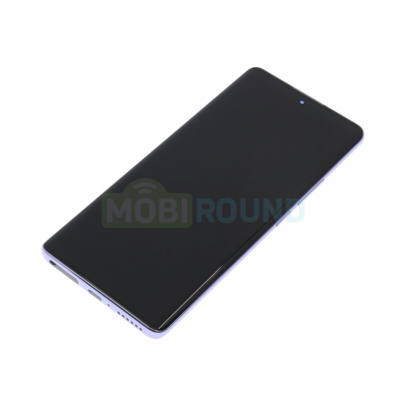 Дисплей для Xiaomi Redmi Note 14 Pro 4G (в сборе с тачскрином) в рамке, фиолетовый, AAA