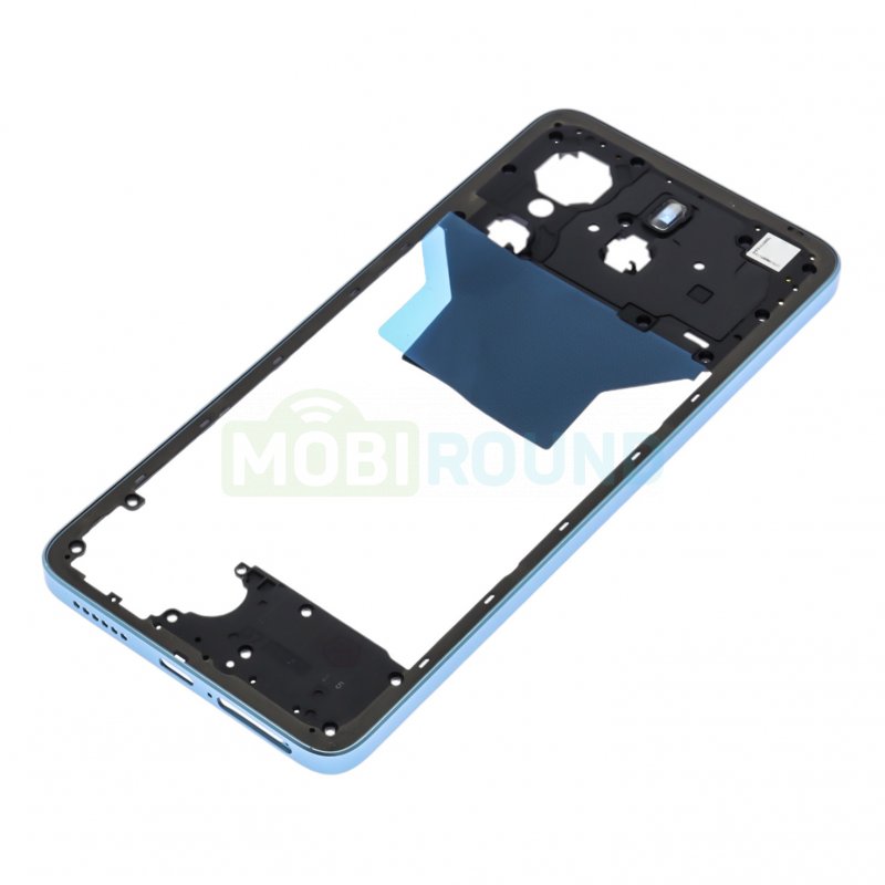 Средняя часть корпуса для Xiaomi Redmi Note 14 4G, синий