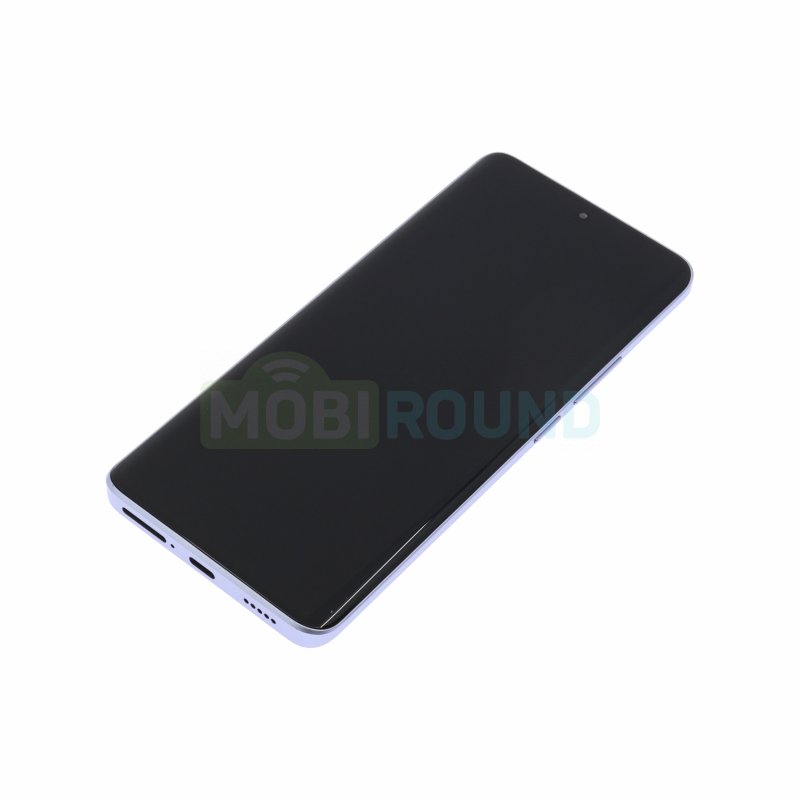Дисплей для Xiaomi Redmi Note 13 Pro Plus 5G (в сборе с тачскрином) в рамке, голубой, 100%