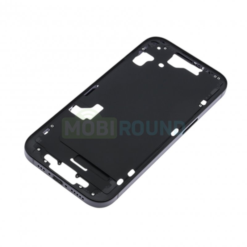 Средняя часть корпуса для Apple iPhone 15, черный