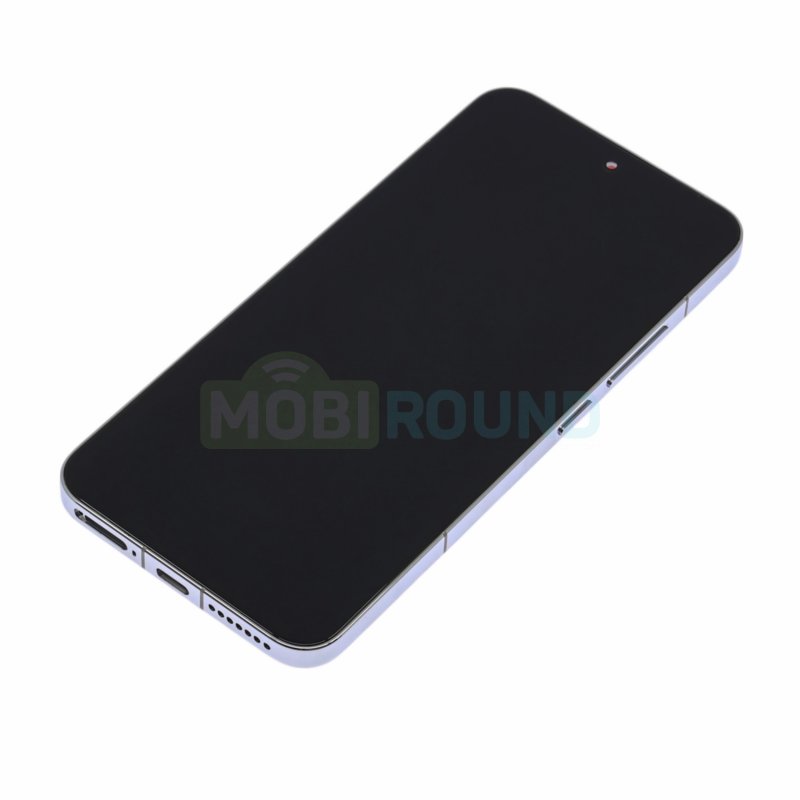 Дисплей для Xiaomi 14 5G (в сборе с тачскрином) в рамке, серебро, 100%