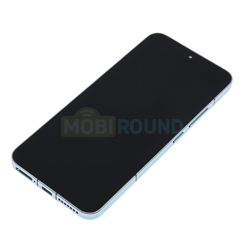 Дисплей для Xiaomi 14 5G (в сборе с тачскрином) в рамке, синий, 100%