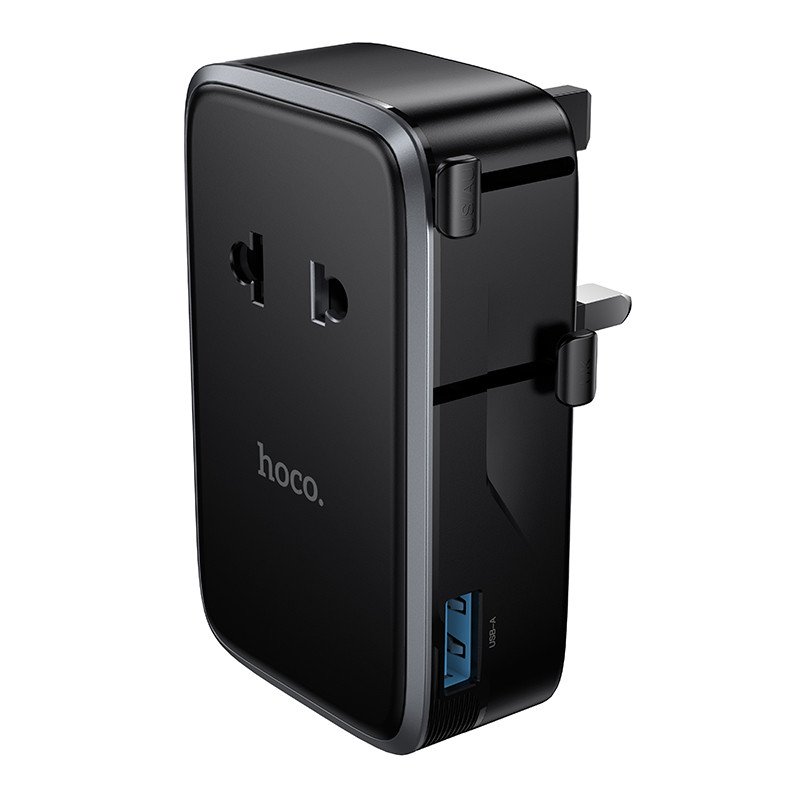 Сетевое зарядное устройство (СЗУ) Hoco AC35 (1 USB/2 Type-C) 3A, черный