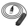 Дата-кабель Hoco U66 USB-Lightning (с подставкой / 2.4 A), 1 м