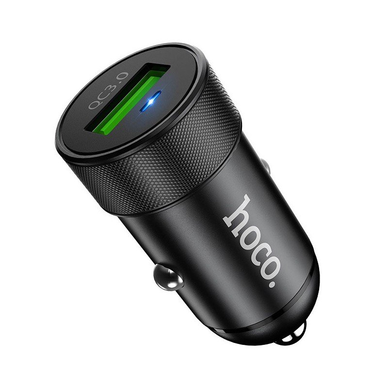 Автомобильное зарядное устройство (АЗУ) Hoco Z32 QC 3.0 (USB) 3 А, черный
