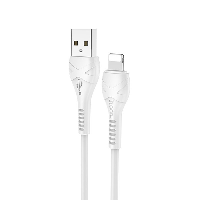 Дата-кабель Hoco X37 Cool Power USB-Lightning (2.4 A) 1 м, белый
