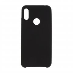 Силиконовый чехол Silicone Case для Huawei Honor 8A 4G (JAT-LX1) / Honor 8A Pro 4G (JAT-L41) / Y6 (2019) 4G (MRD-LX1F) и др. (черный)