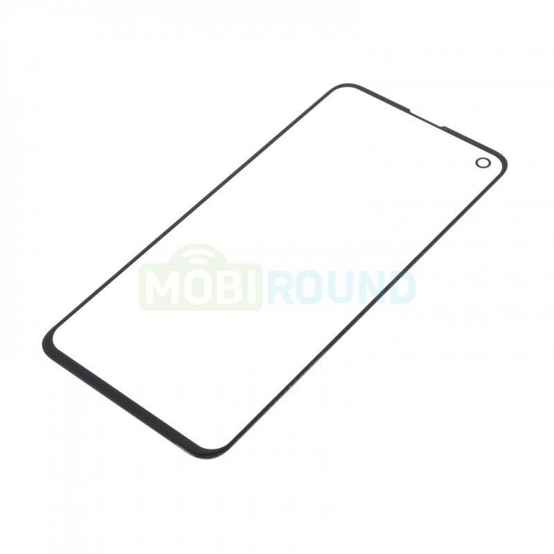 Стекло модуля для Samsung G970 Galaxy S10e, черный, AA