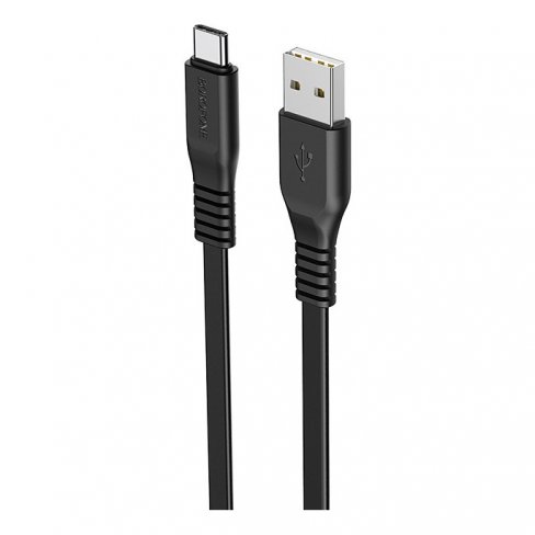 Дата-кабель Borofone BX23 USB-Type-C (3 А), 1 м (черный)