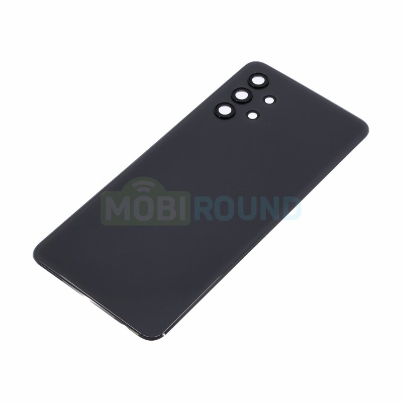 Задняя крышка для Samsung A325 Galaxy A32, черный, AAA