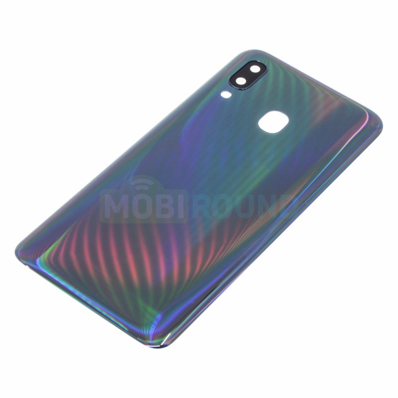 Задняя крышка для Samsung A405 Galaxy A40, черный, AAA