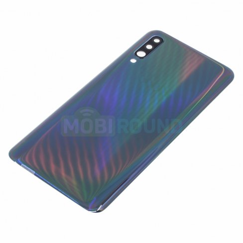 Задняя крышка для Samsung A505 Galaxy A50 (черный, аналог AAA)