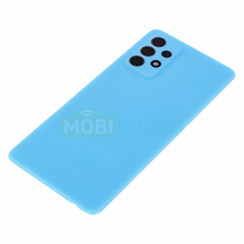 Задняя крышка для Samsung A525 Galaxy A52 / A526 Galaxy A52 5G / A528 Galaxy A52s, голубой, AAA