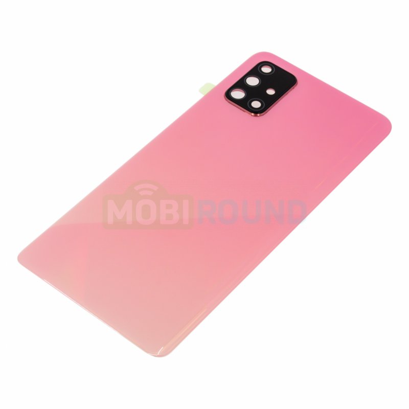 Задняя крышка для Samsung A715 Galaxy A71, розовый, AAA