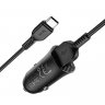 Автомобильное зарядное устройство (АЗУ) Hoco Z39 QC 3.0 (2 USB) + кабель Type-C, 3 А