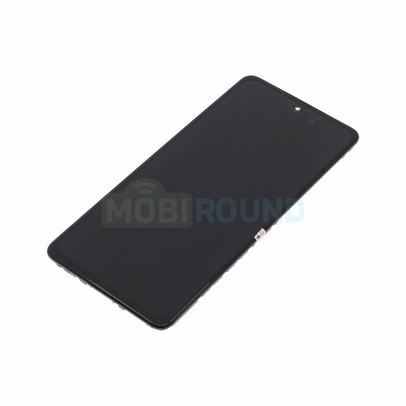 Дисплей для Samsung M536 Galaxy M53 (в сборе с тачскрином) в рамке, черный, AAA