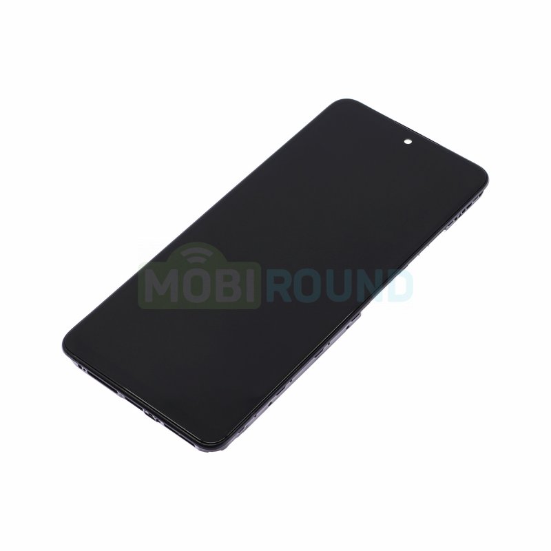 Дисплей для Xiaomi Redmi Note 12 Pro 4G (в сборе с тачскрином) в рамке, черный, AA