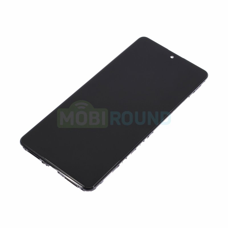 Дисплей для Xiaomi Redmi Note 12 Pro 5G / POCO X5 Pro 5G (в сборе с тачскрином) в рамке, черный, AA