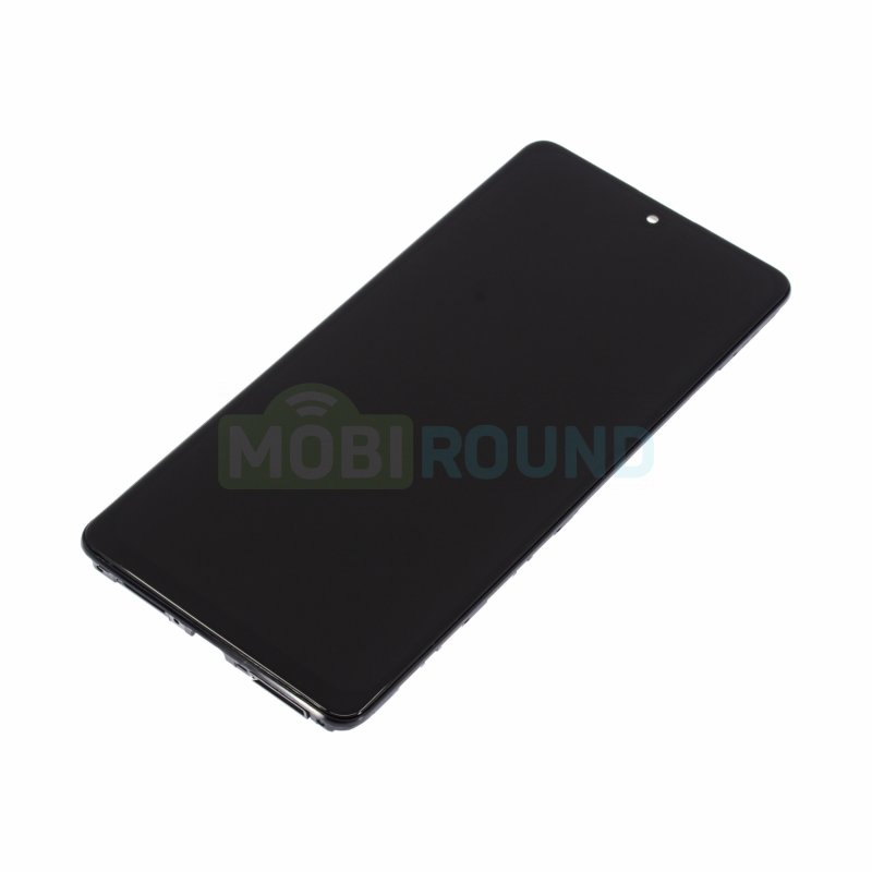 Дисплей для Xiaomi Redmi Note 12 Pro Plus 5G (в сборе с тачскрином) в рамке, черный, AA