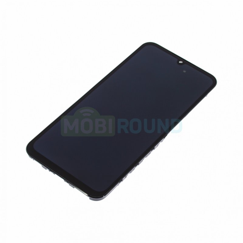 Дисплей для Samsung A245 Galaxy A24 4G (в сборе с тачскрином) в рамке, черный, 100%