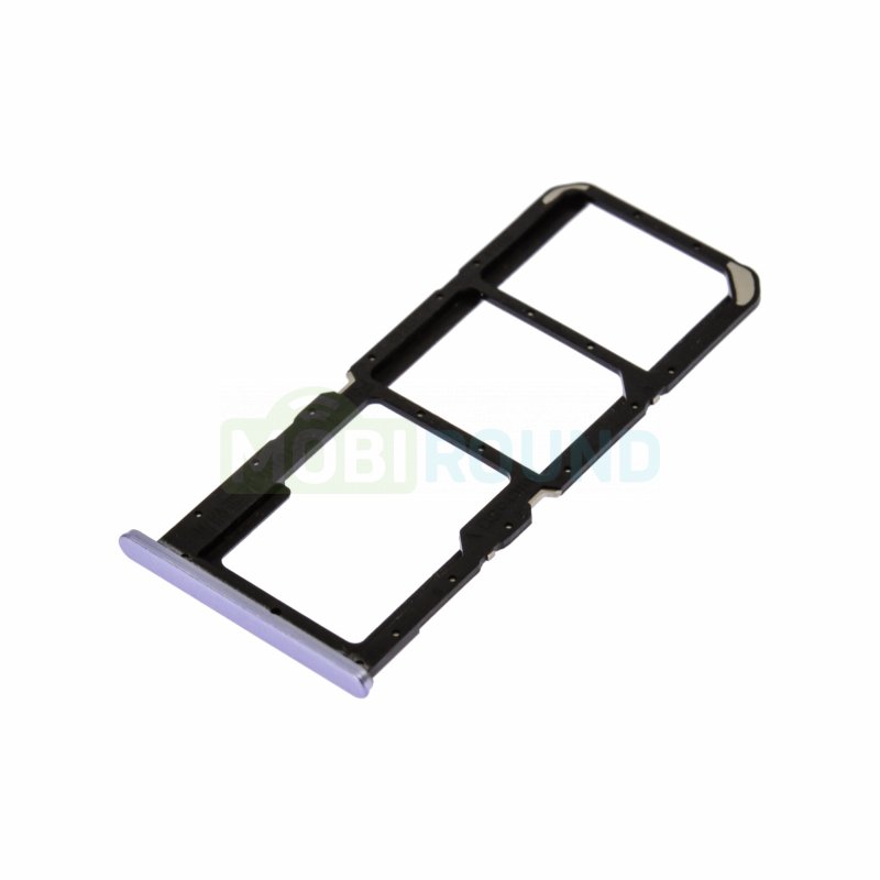 Держатель сим карты (SIM) для Realme 8i 4G, фиолетовый