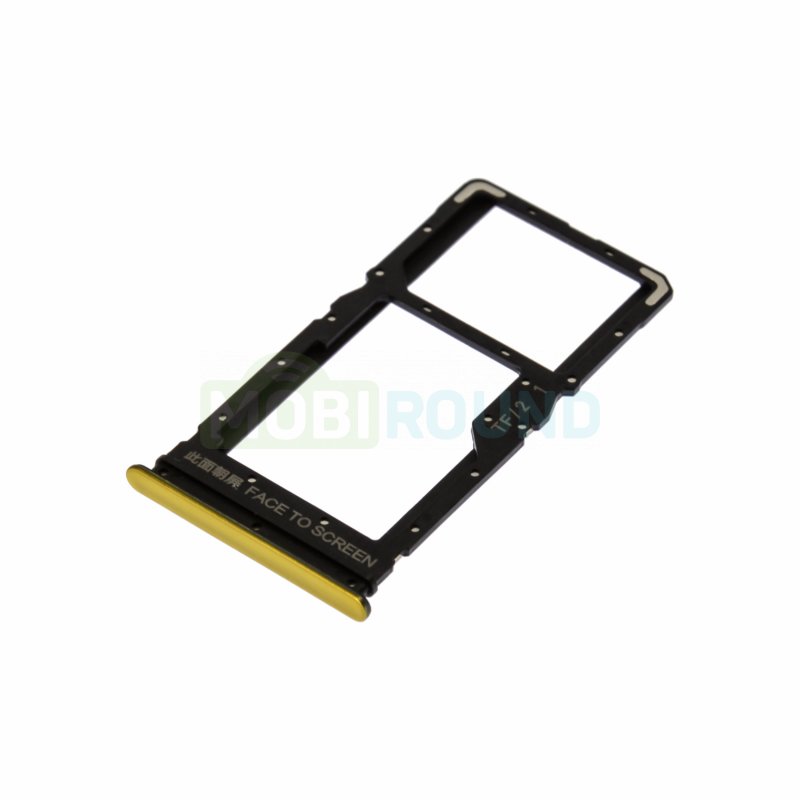 Держатель сим карты (SIM) для POCO M4 Pro 5G, желтый
