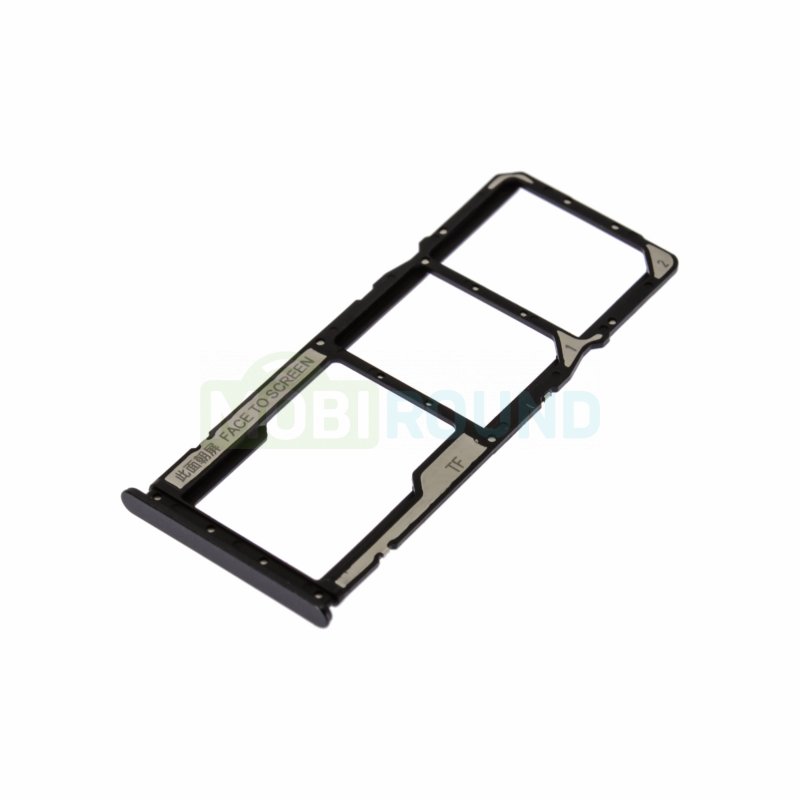 Держатель сим карты (SIM) для POCO M5, черный