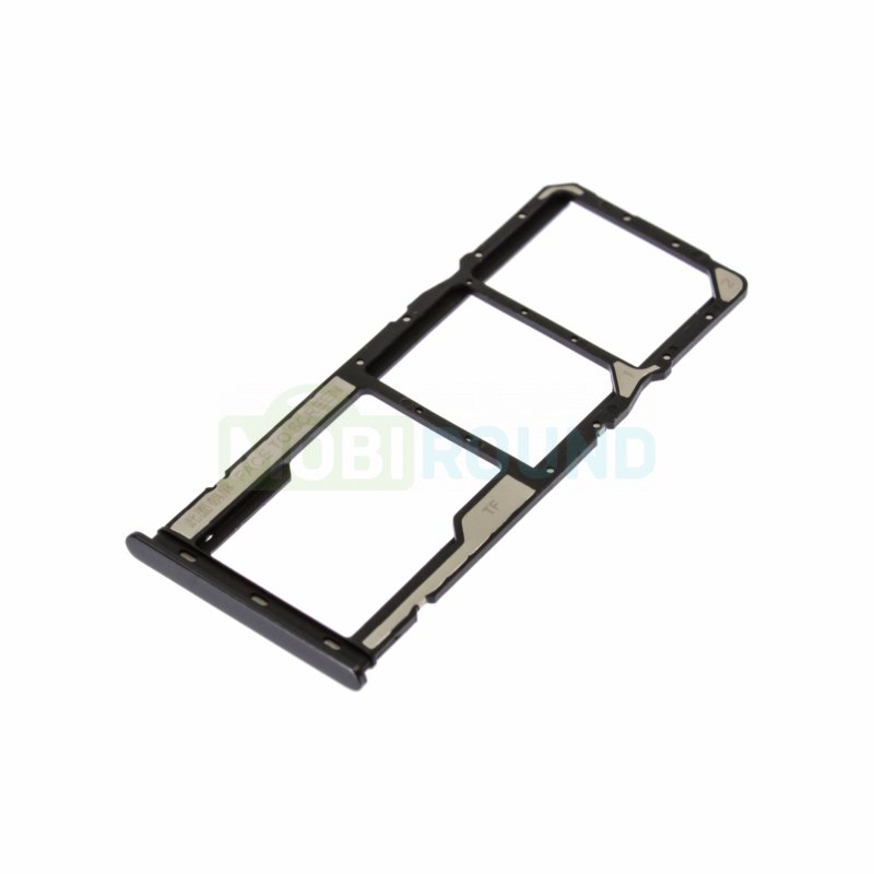Держатель сим карты (SIM) для POCO C40, черный