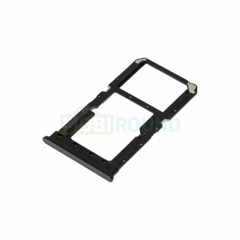 Держатель сим карты (SIM) для Realme 9 Pro, черный