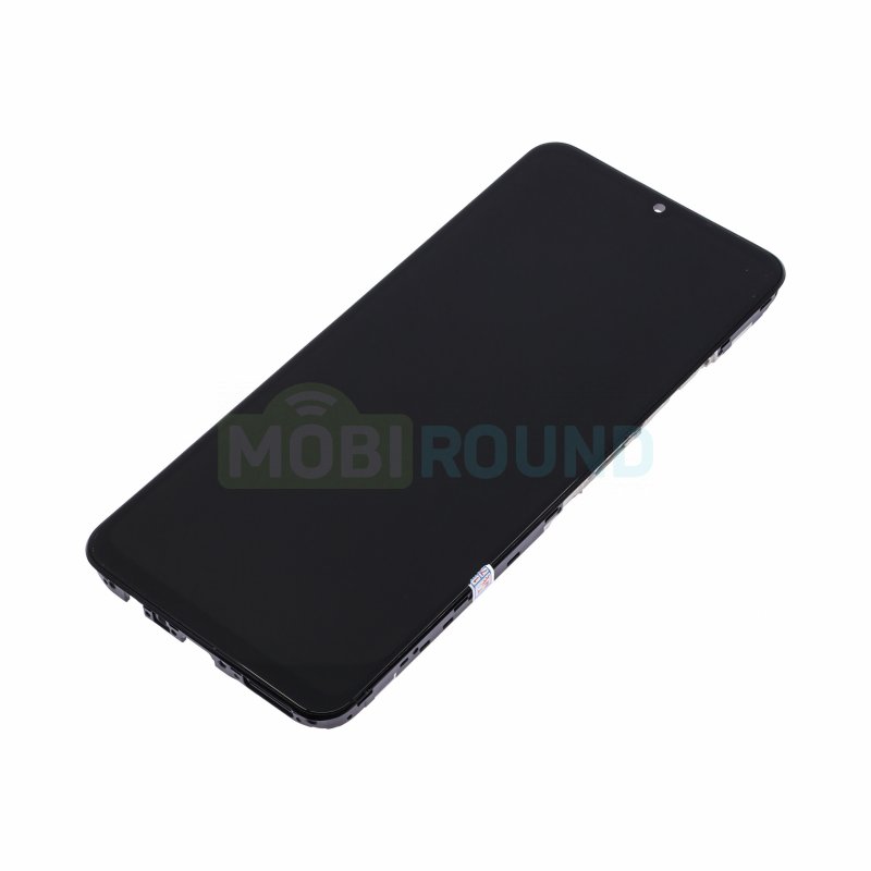 Дисплей для Realme Note 50 4G (в сборе с тачскрином) в рамке, черный