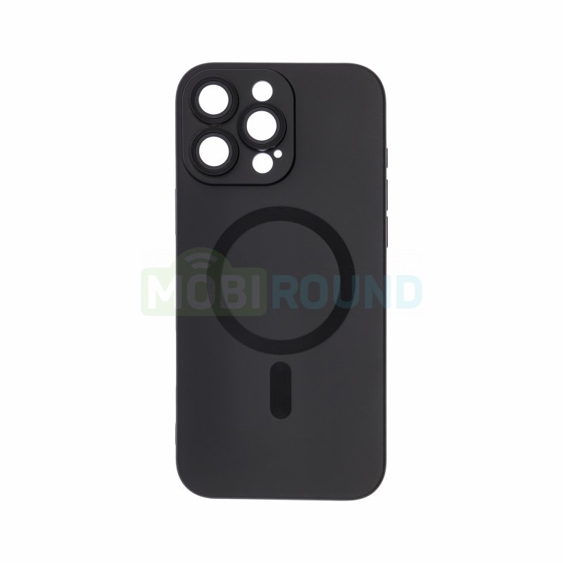 Силиконовый чехол Activ SM020 (MagSafe) для Apple iPhone 16 Pro Max, черный
