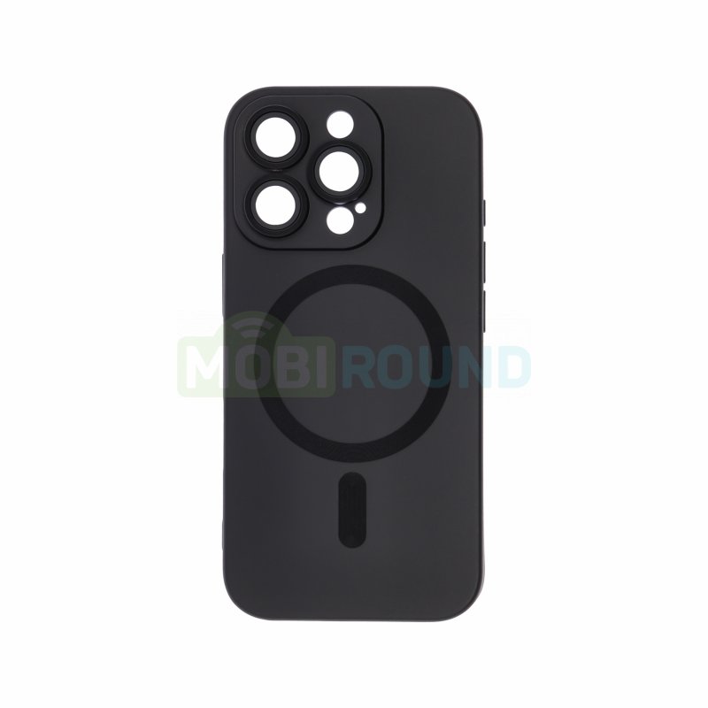 Силиконовый чехол Activ SM020 (MagSafe) для Apple iPhone 16 Pro, черный