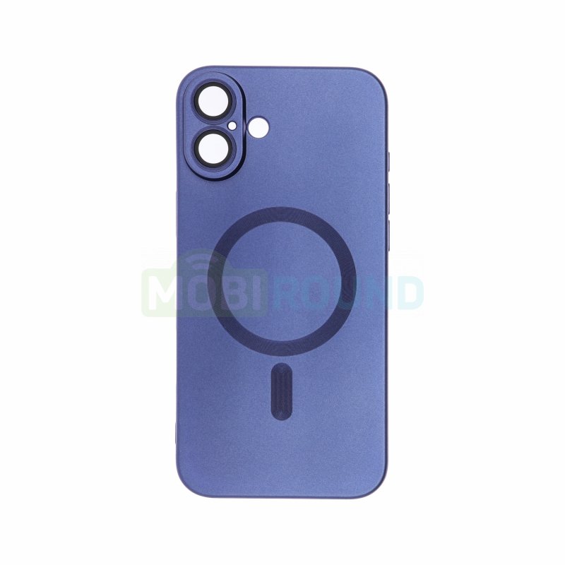 Силиконовый чехол Activ SM020 (MagSafe) для Apple iPhone 16 Plus, синий