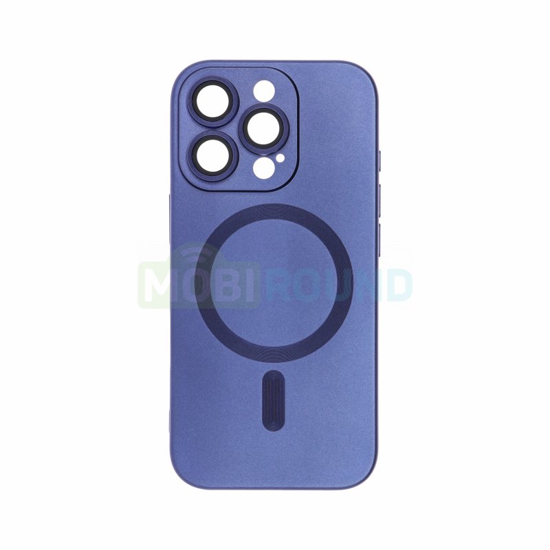 Силиконовый чехол Activ SM020 (MagSafe) для Apple iPhone 16 Pro, синий