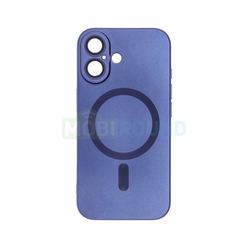 Силиконовый чехол Activ SM020 (MagSafe) для Apple iPhone 16, синий