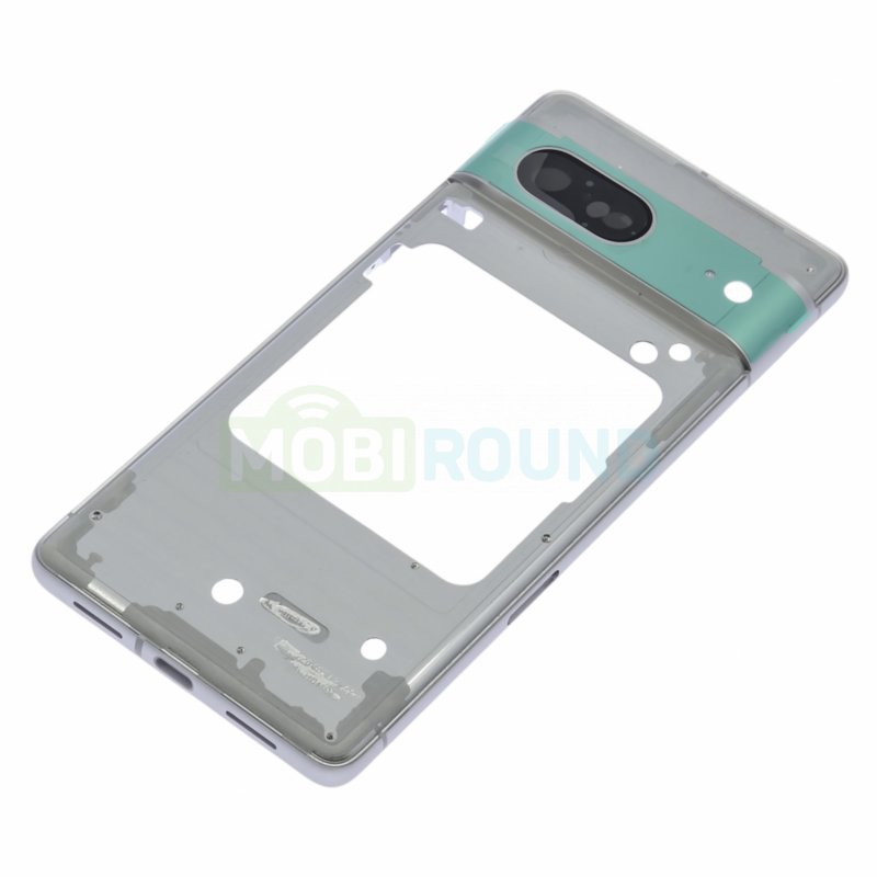 Рамка дисплея для Google Pixel 7 (в сборе) серебро