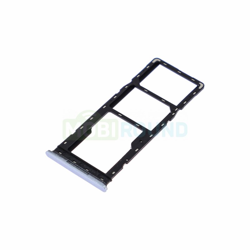 Держатель сим карты (SIM) для Tecno Spark Go (2024) 4G / Spark 20 4G, голубой