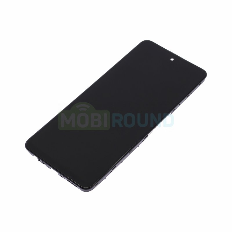 Дисплей для OPPO A98 5G (в сборе с тачскрином) в рамке, черный