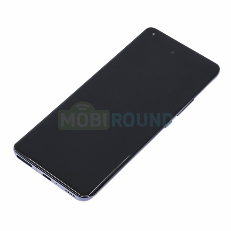 Дисплей для Xiaomi Mi 11 (в сборе с тачскрином) в рамке, черный, 100%