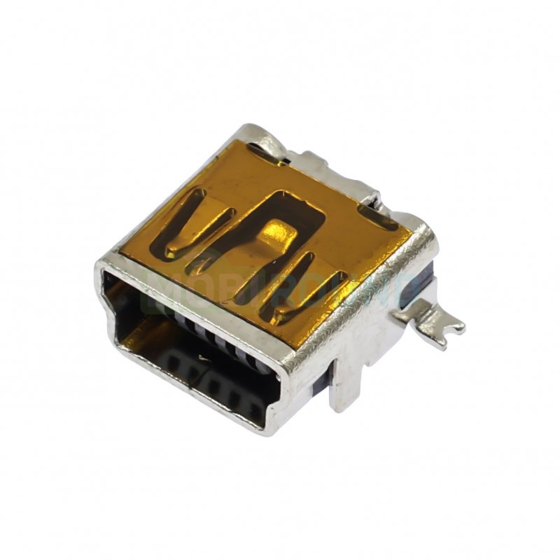 Системный разъем (зарядки) универсальный MiniUSB (5 pin) (тип 5)