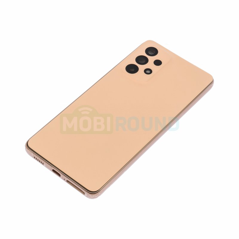 Корпус для Samsung A536 Galaxy A53 5G, персиковый, AAA