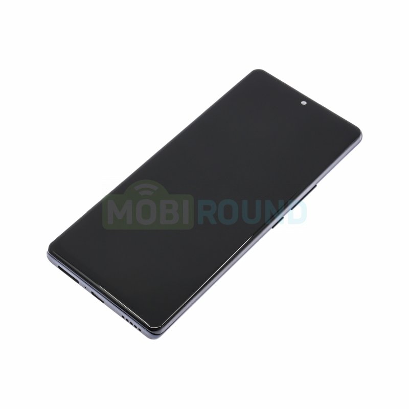 Дисплей для Honor 70 5G (в сборе с тачскрином) в рамке, черный, AA