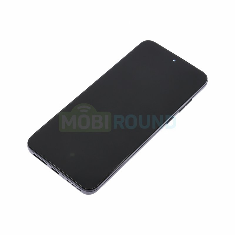 Дисплей для Motorola Edge 30 Neo (в сборе с тачскрином) в рамке, черный, AAA